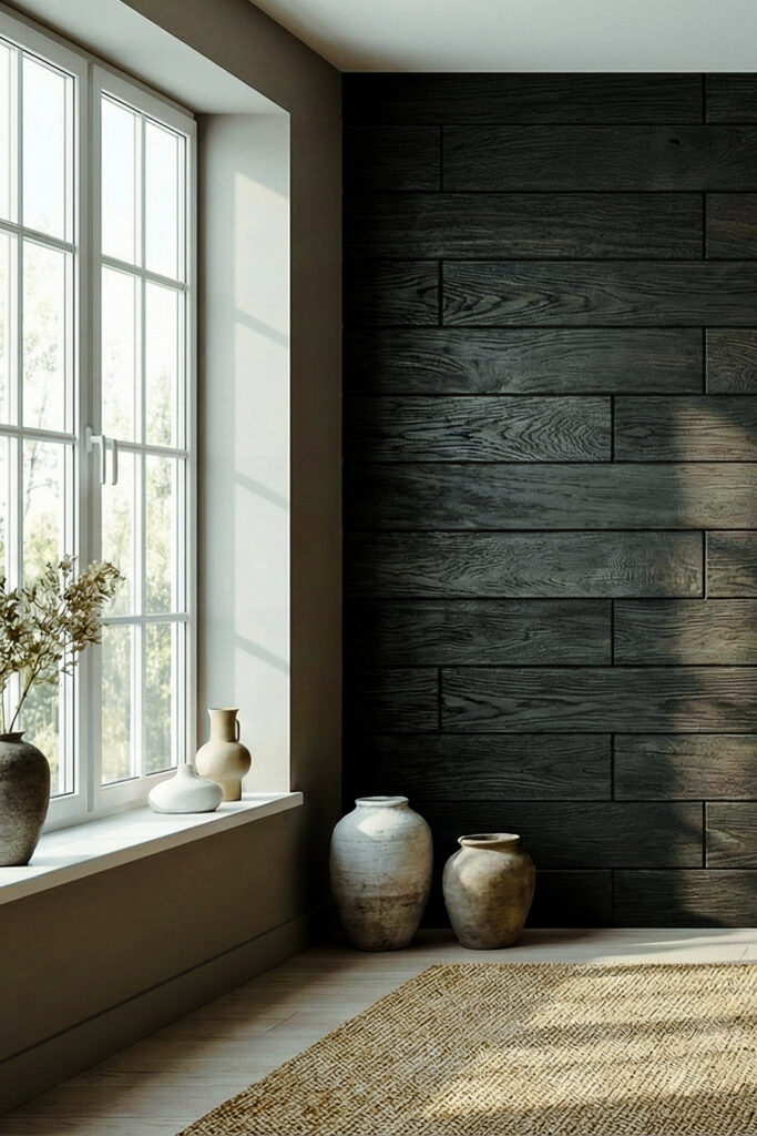 Producent desek ściennych i sufitowych | rustykalna deska z litego drewna, dębowa black oak | a8p.pl