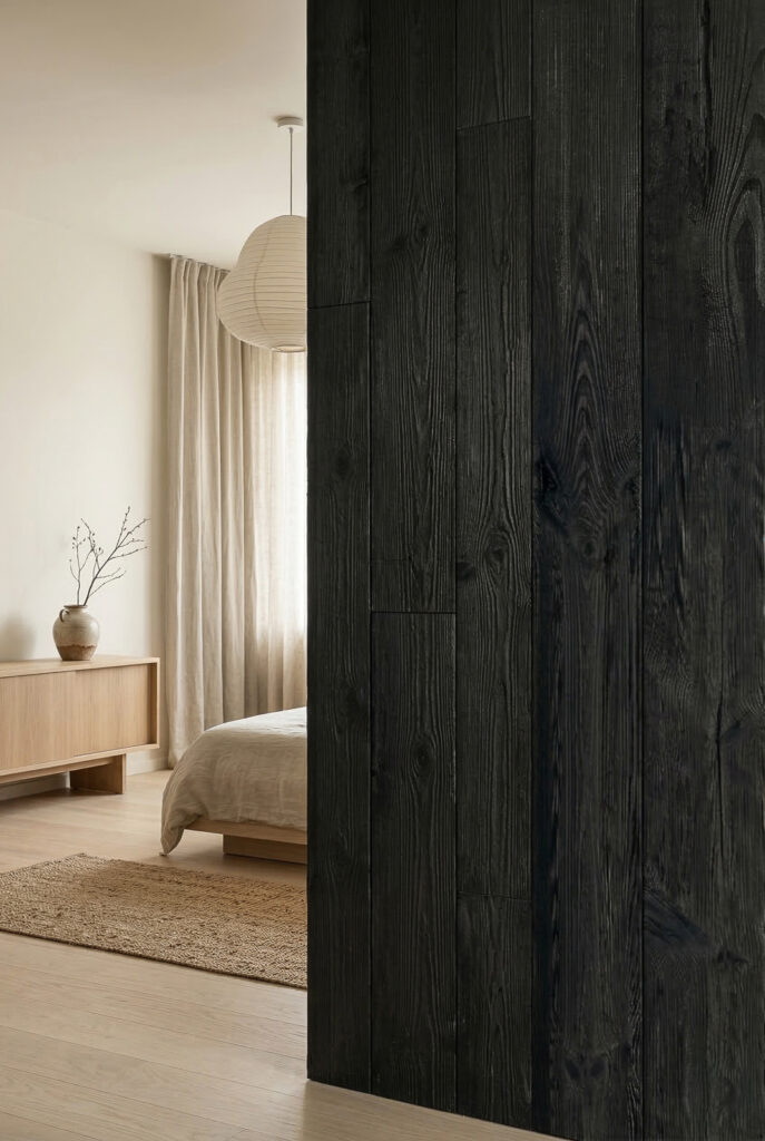 deska ścienna ze starego drewna iglastego | producent desek ściennych a8p.pl | Black old wood | Reclaimed wood series