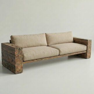 sofa ogrodowa ze starego drewna z odzysku | Producent mebli ogrodowych z litego drewna i desek ściennych a8p.pl